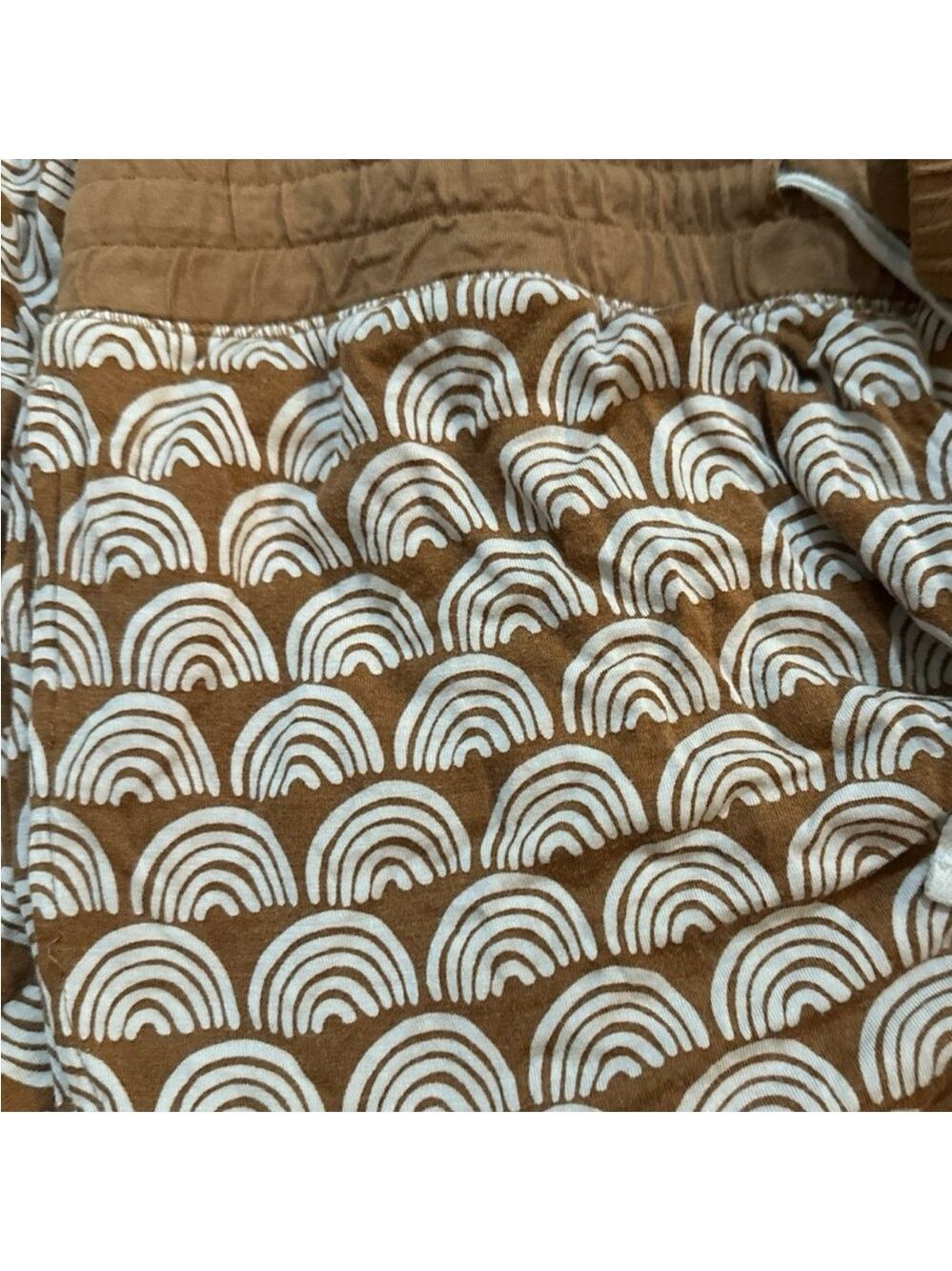 Little Sleepies Pajama Pants Womens Small Rust Rainbows - Picture 4 of 4